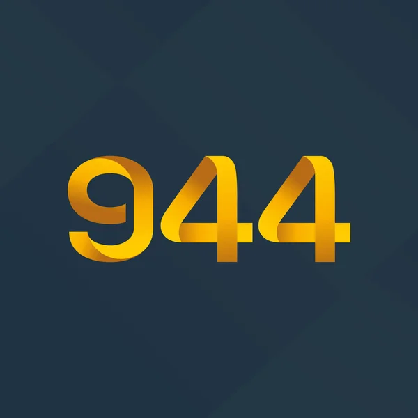 Γράμματος και αριθμού λογότυπο G44 — Διανυσματικό Αρχείο