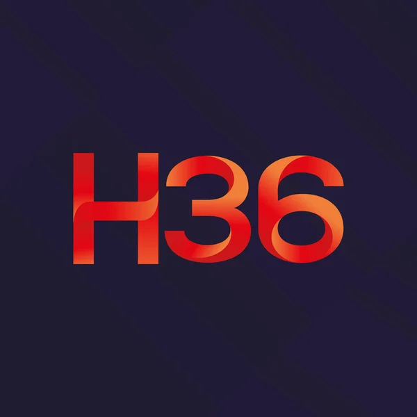 Логотип H36 — стоковый вектор