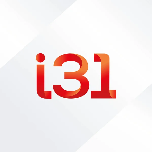 字母和数字标识 I31 — 图库矢量图片