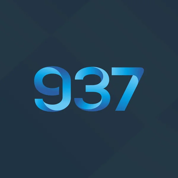 Litery i liczby logo G37 — Wektor stockowy