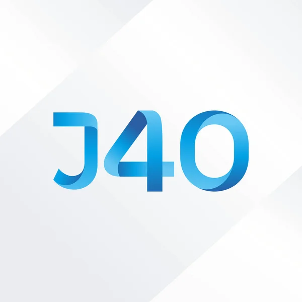 字母和数字标识 J40 — 图库矢量图片