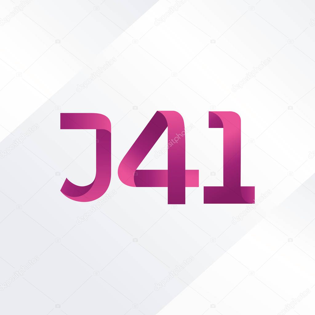Letter and number logo J41