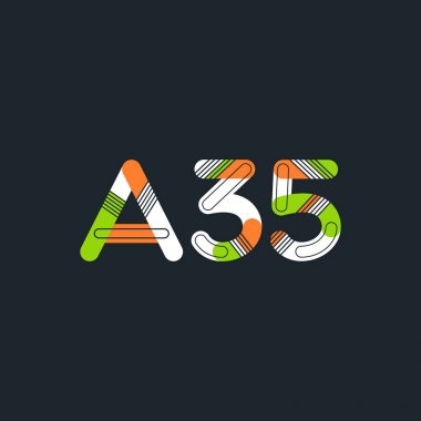 Harf ve sayı logosu A35