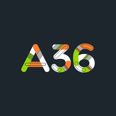 Harf ve sayı logosu A36