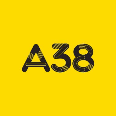 Harf ve sayı logosu A38