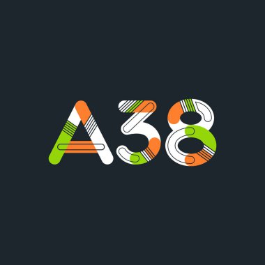 Harf ve sayı logosu A38