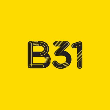 Harf ve sayı logosu B31