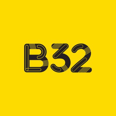 Harf ve sayı logosu B32