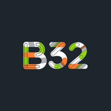Harf ve sayı logosu B32