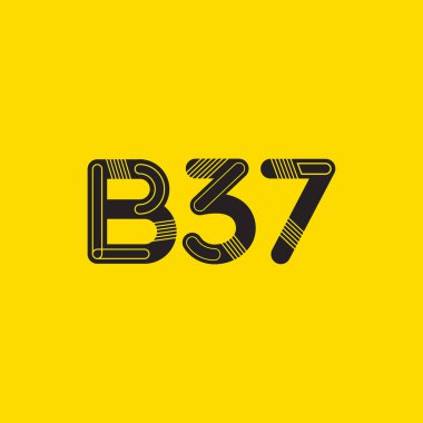 Harf ve sayı logosu B37