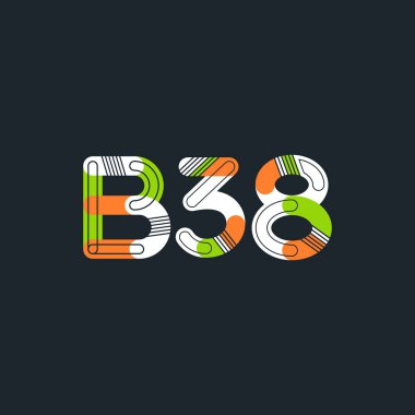 Harf ve sayı logosu B38