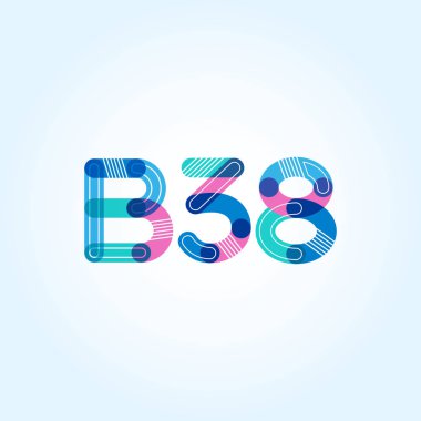 Harf ve sayı logosu B38