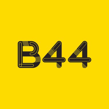 Harf ve sayı logosu B44