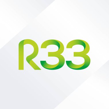 Harf ve sayı logosu R33