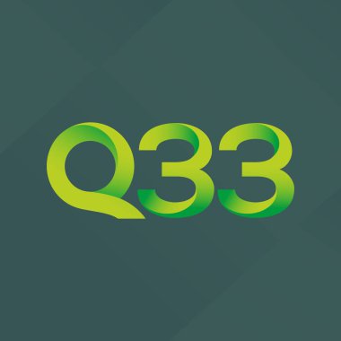 Harf ve sayı logosu Q33