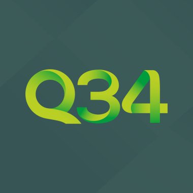 Harf ve sayı logosu Q34