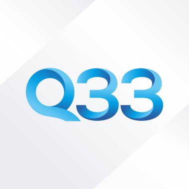 Harf ve sayı logosu Q33