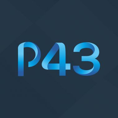 Harf ve sayı logosu P43