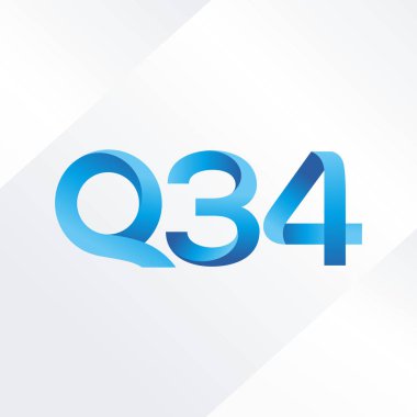 Harf ve sayı logosu Q34