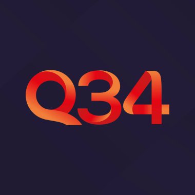 Harf ve sayı logosu Q34