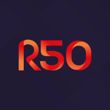 Harf ve sayı logosu R50