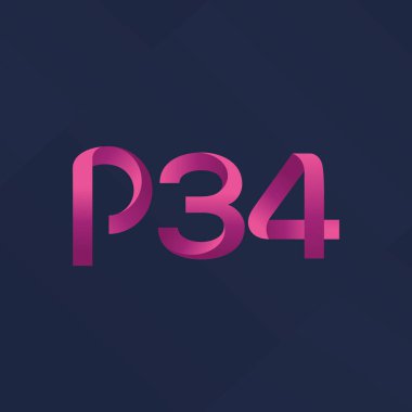Harf ve sayı logosu P34