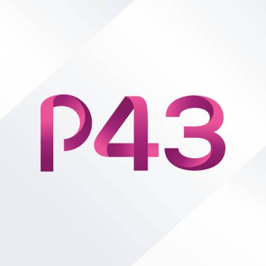 Harf ve sayı logosu P43