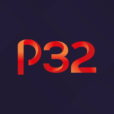 Harf ve sayı logosu P32