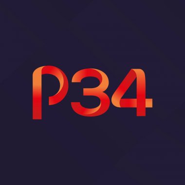 Harf ve sayı logosu P34