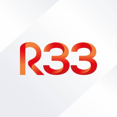 Harf ve sayı logosu R33