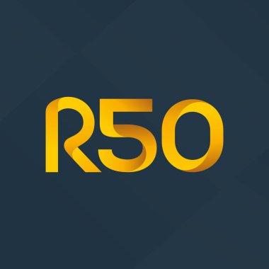 Harf ve sayı logosu R50