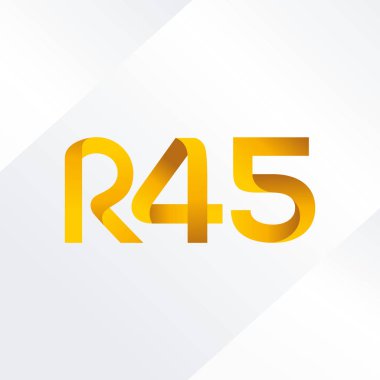 Harf ve sayı logosu R45