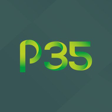 Harf ve sayı logosu P35