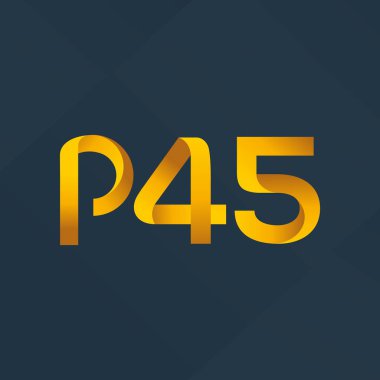 Harf ve sayı logosu P45