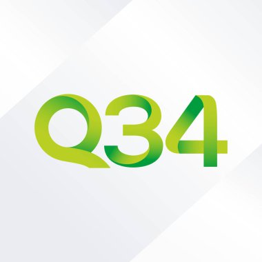Harf ve sayı logosu Q34