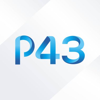 Harf ve sayı logosu P43