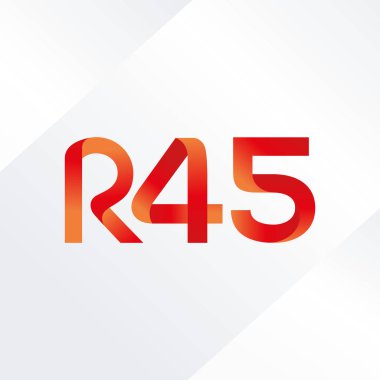 Harf ve sayı logosu R45