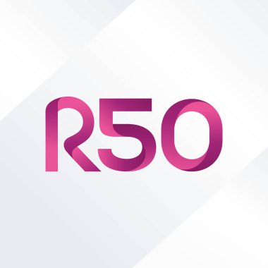 Harf ve sayı logosu R50