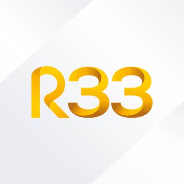 Harf ve sayı logosu R33