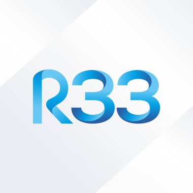 Harf ve sayı logosu R33