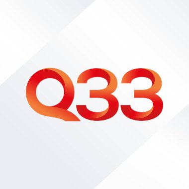 Harf ve sayı logosu Q33