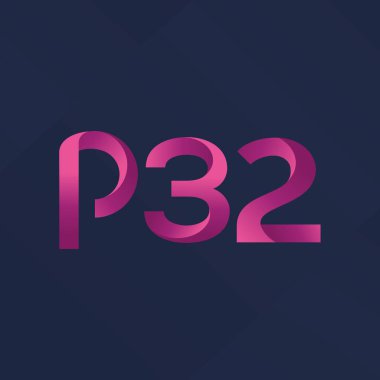 Harf ve sayı logosu P32