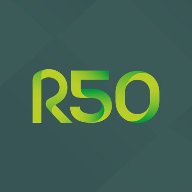 Harf ve sayı logosu R50