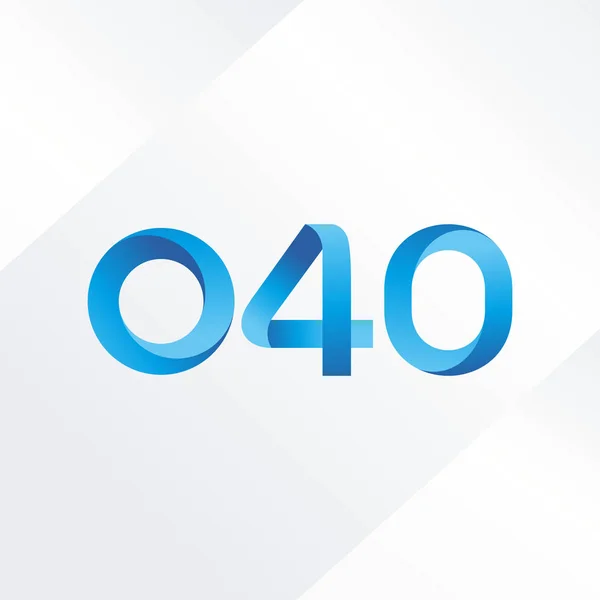 Wspólny list logo O40 — Wektor stockowy