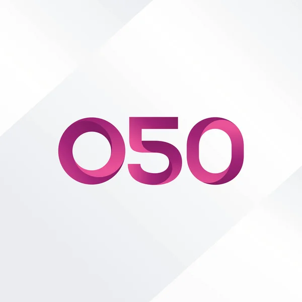 字母和数字标识 O50 — 图库矢量图片