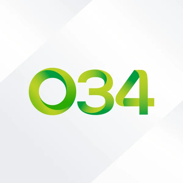 Wspólny list logo O34 — Wektor stockowy