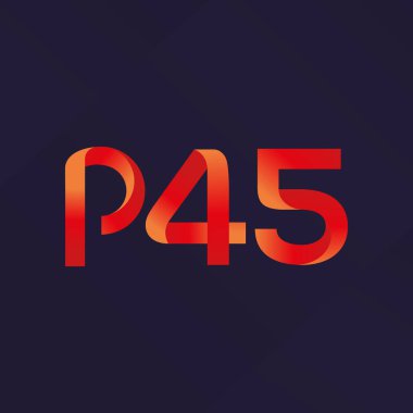 Harf ve sayı logosu P45