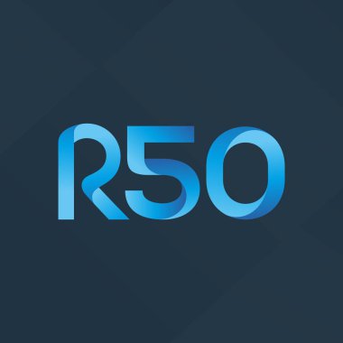 Harf ve sayı logosu R50