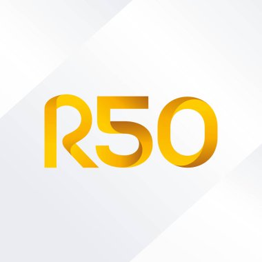 Harf ve sayı logosu R50