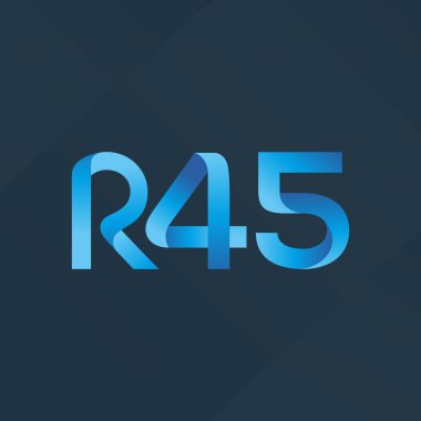 Harf ve sayı logosu R45